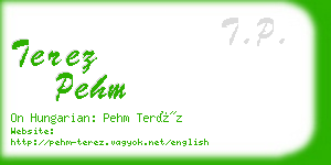 terez pehm business card